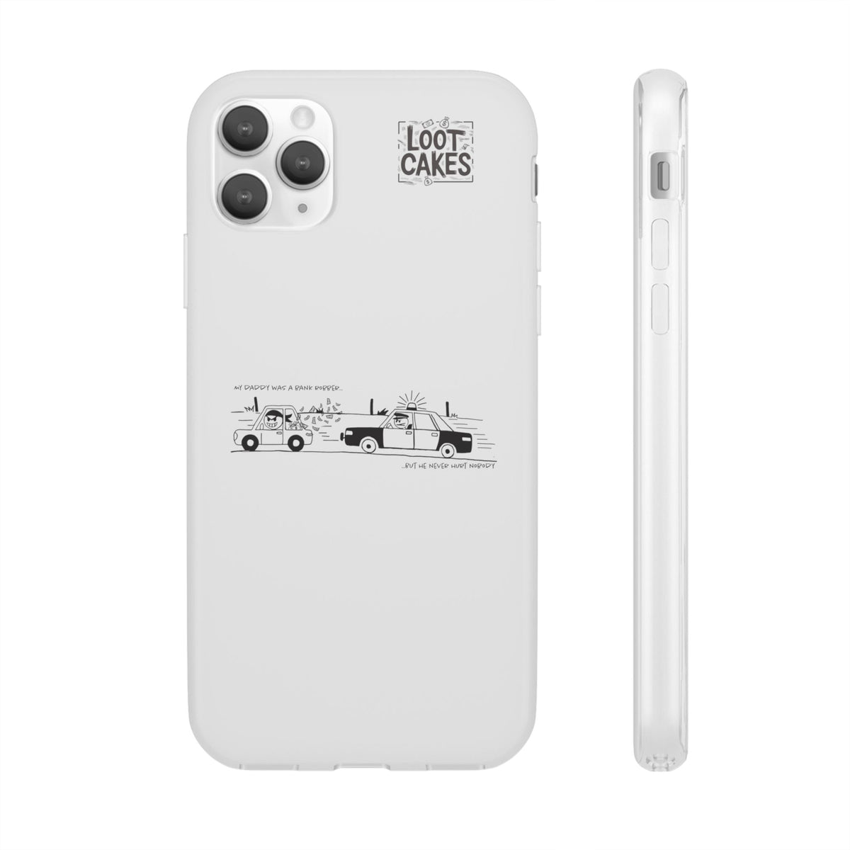 Loot Cakes x Mike Maldonado Phone Case | Slim Clear TPU Graphic