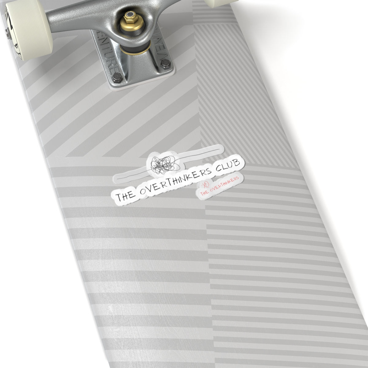 The Overthinkers Club Series - "The Overthinkers Club -xo The Overthinkers" Kiss-Cut Stickers