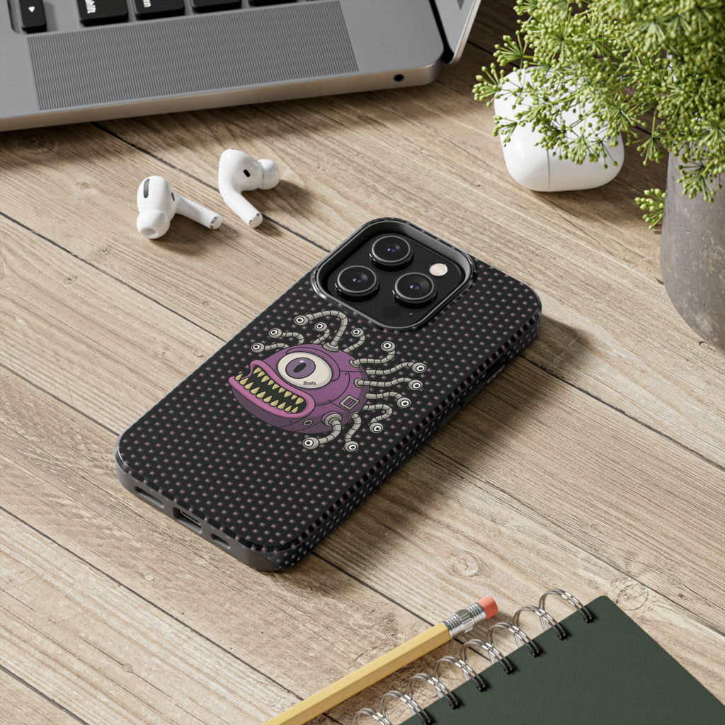 Critical Cut Purple Monster Phone Case