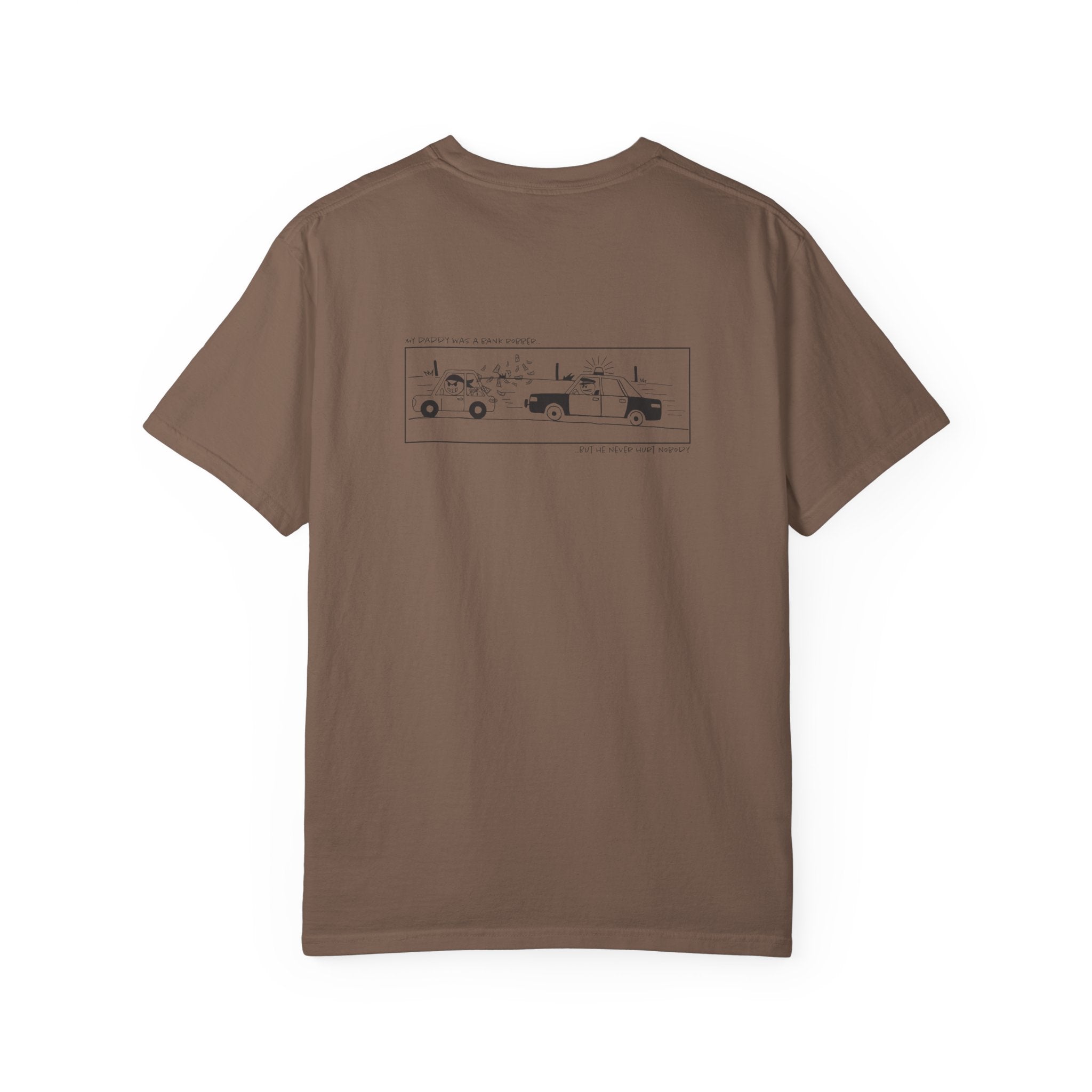 Classic East Coast Vintage Wash T-Shirt — "I Should Just Rob a Bank" Lyric Tee
