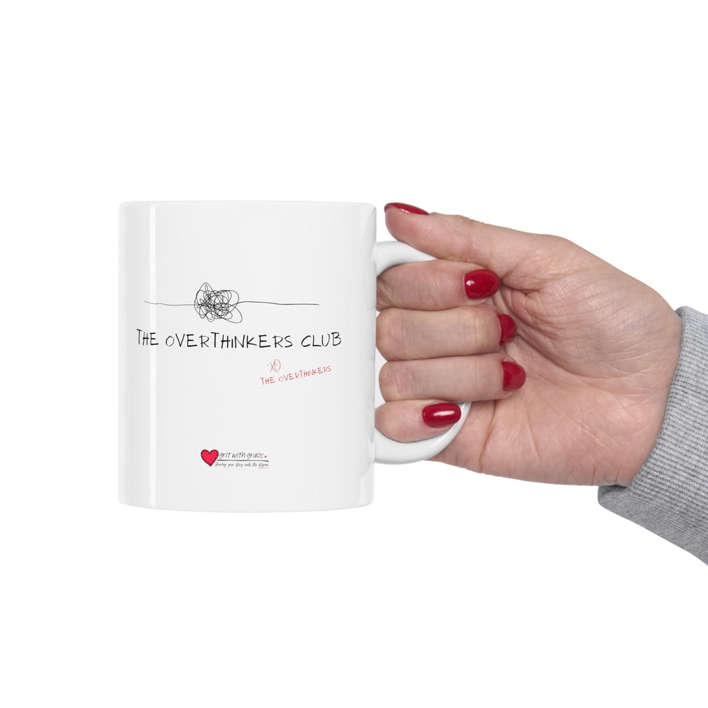 The Overthinkers Club Members Only Ceramic Mug