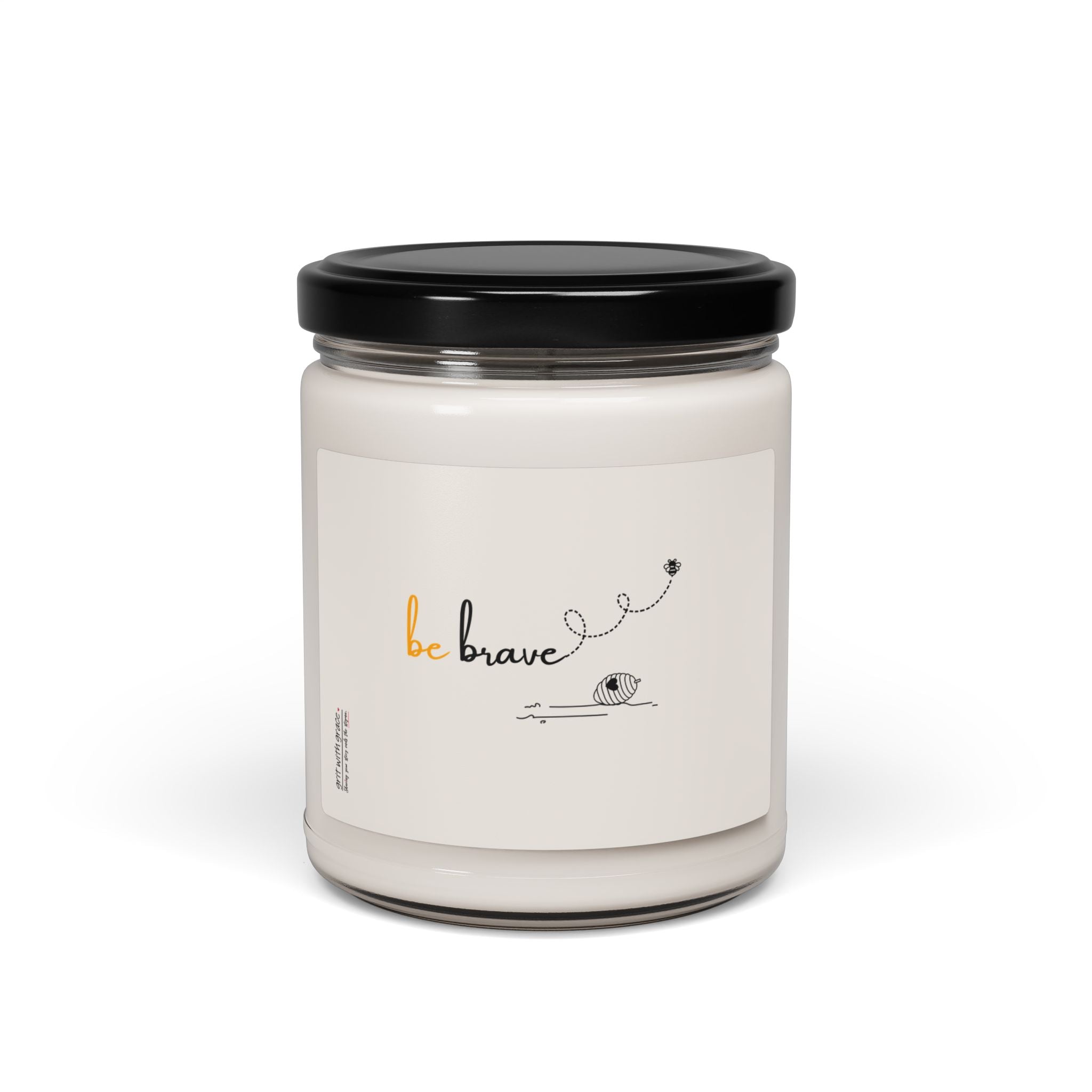 Bee Happy Series - "Be Brave." Scented Soy Candle, 9oz