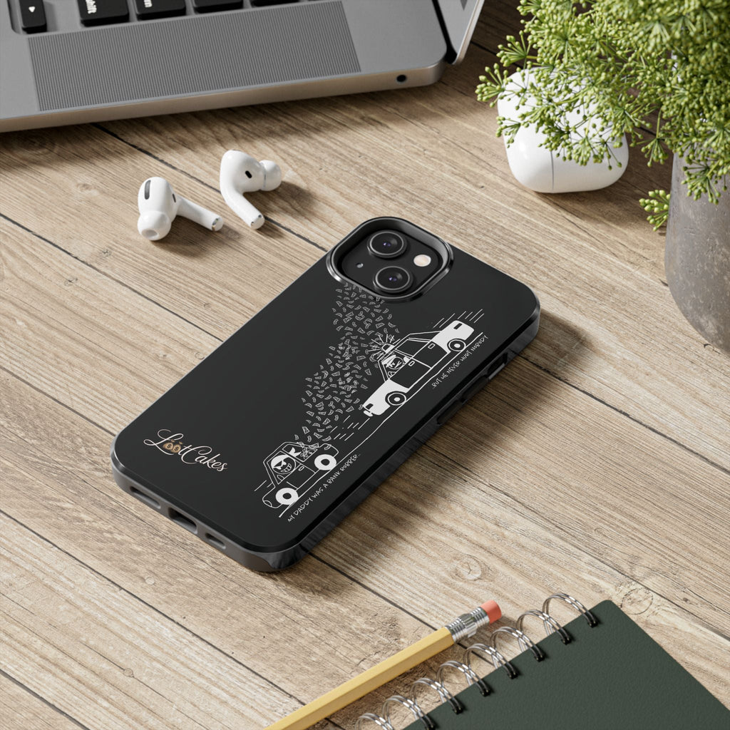 Tough Phone Case - Adventure Truck Line Art ("Life is Better When You're Outside")