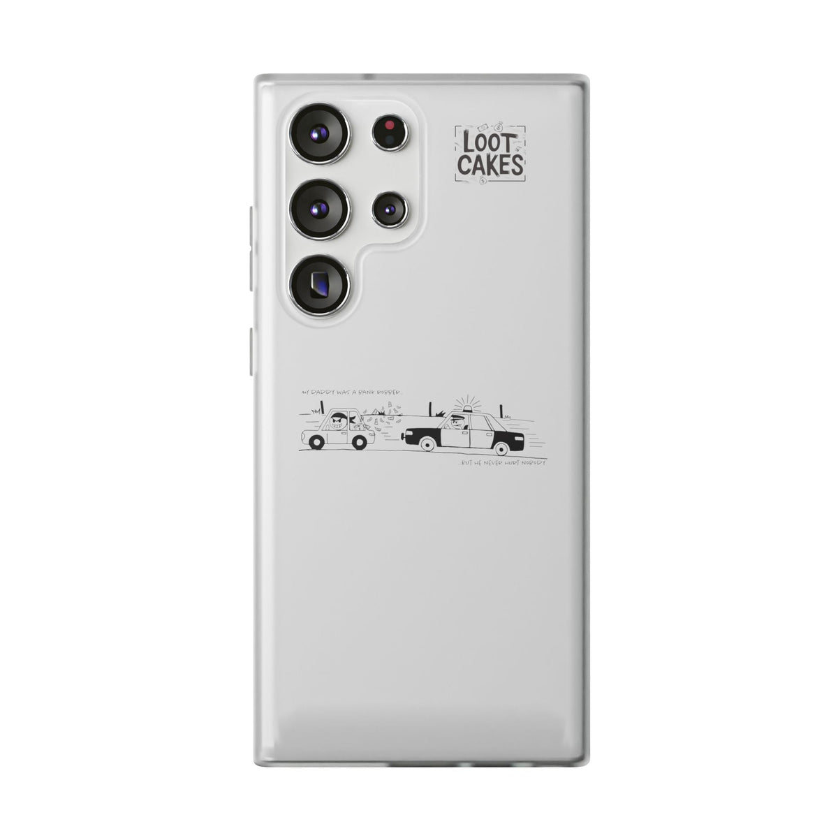 Loot Cakes x Mike Maldonado Phone Case | Slim Clear TPU Graphic