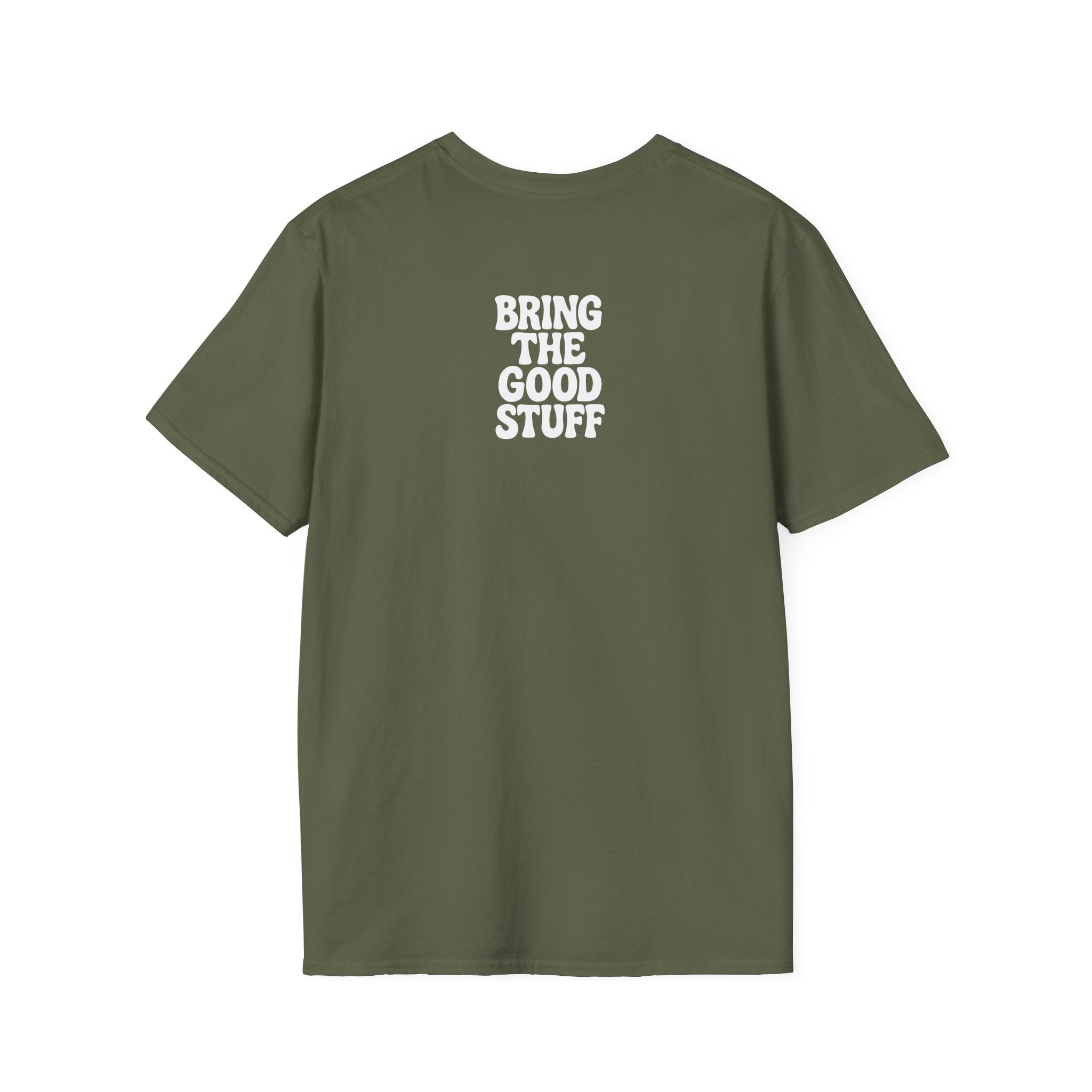 Bring The Good Stuff Liquors Tee – Artisan Alley & Market