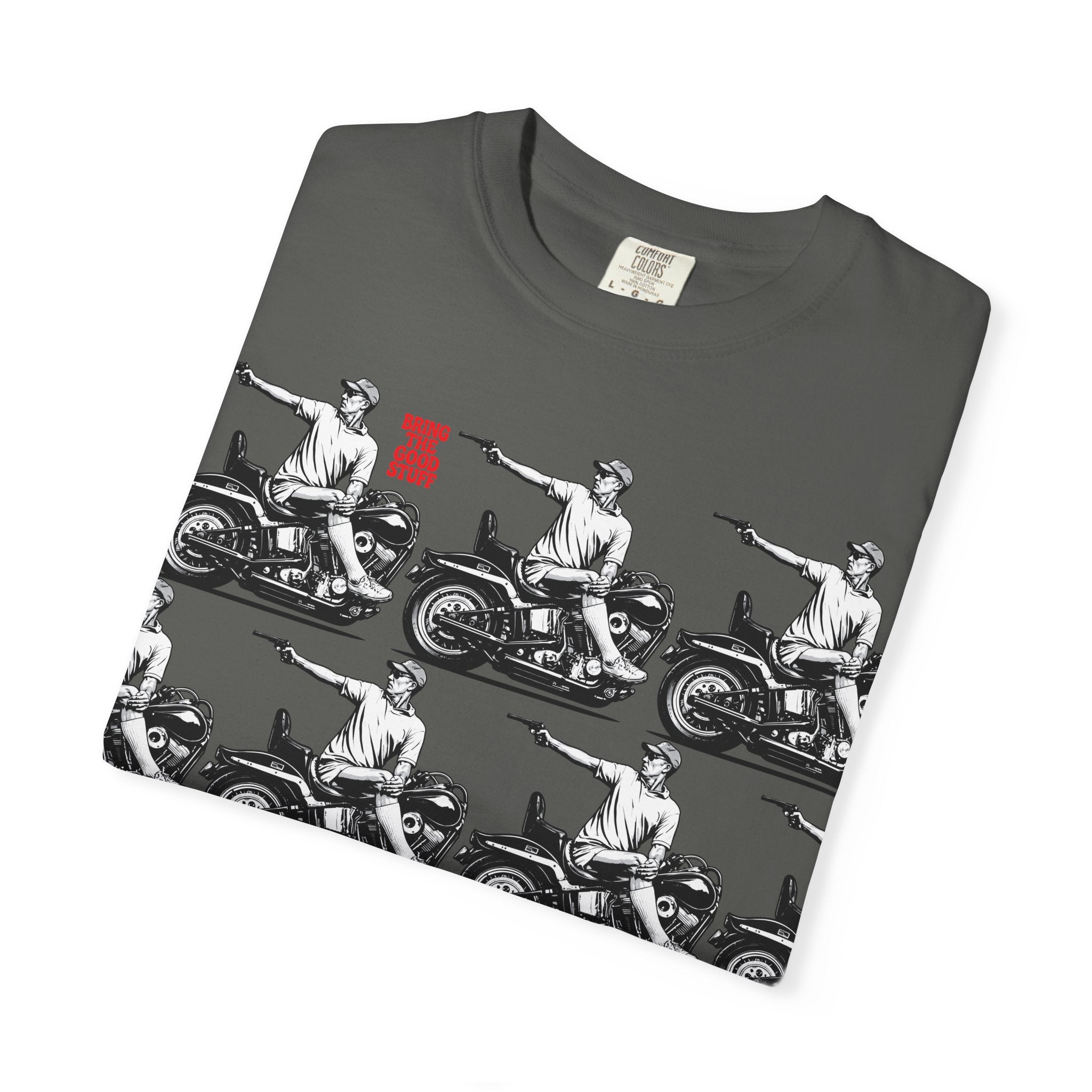 Bring The Good Stuff Hunter Motorcycle II Tee