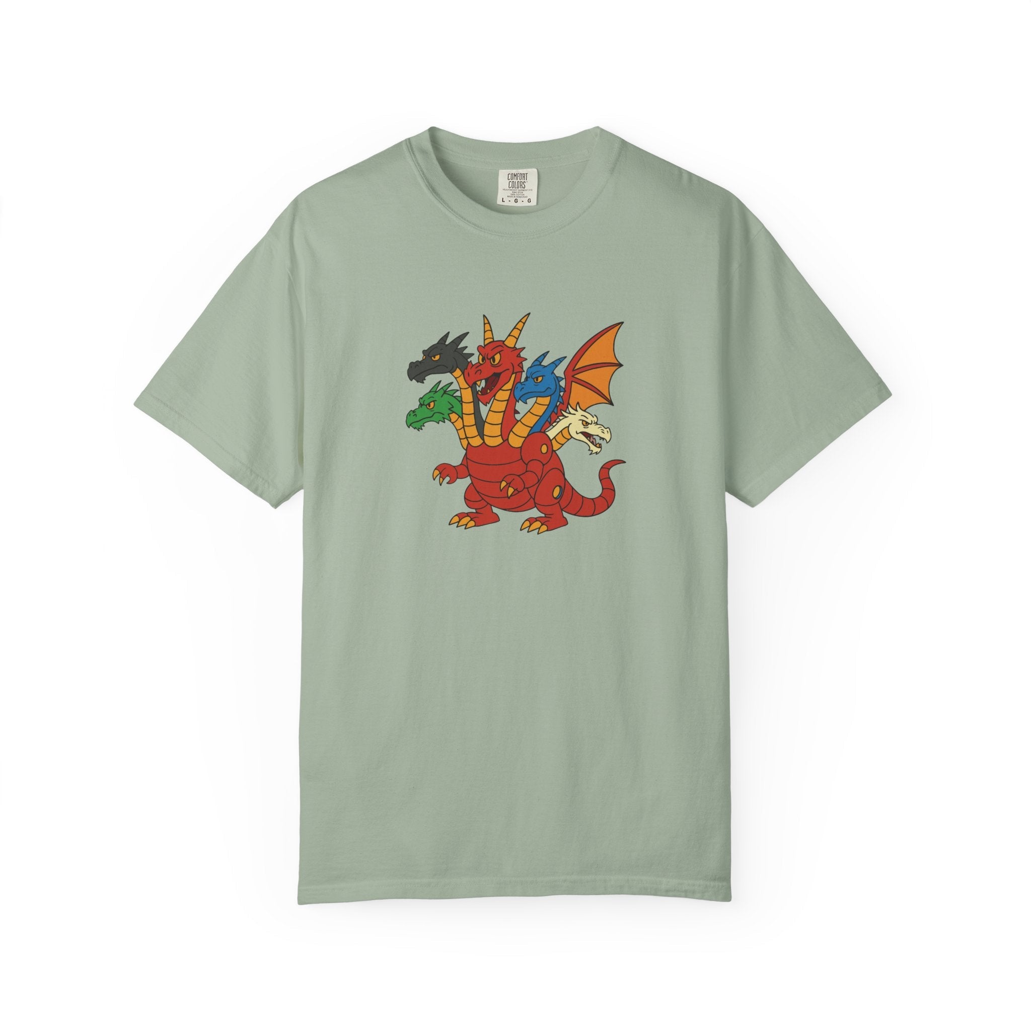 Multi-Headed Dragon T-Shirt — Colorful Fantasy Creature Tee