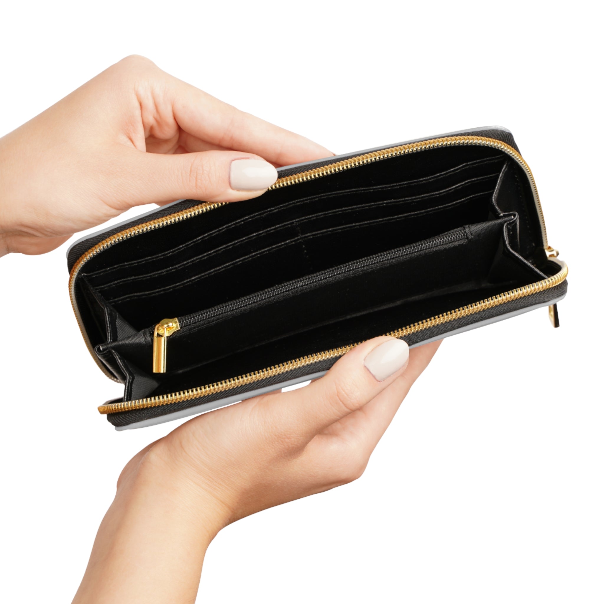 Invisible Ghost Series - "Not all battles leave visible scars." Zipper Wallet