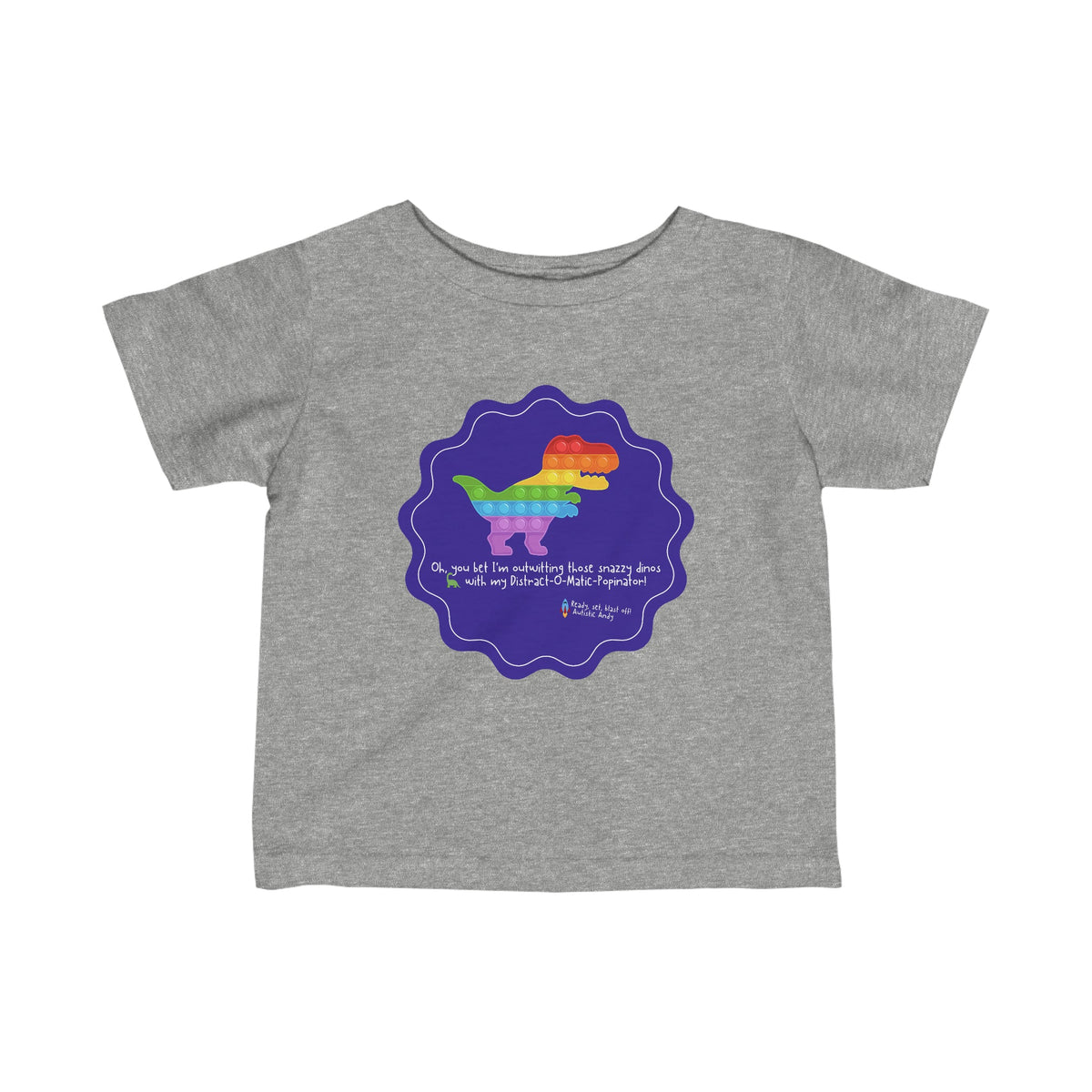 LIMITED EDITION AUTISTIC ANDY 'COLOR-CODED ADVENTURES' INFANT TEE SHIRT