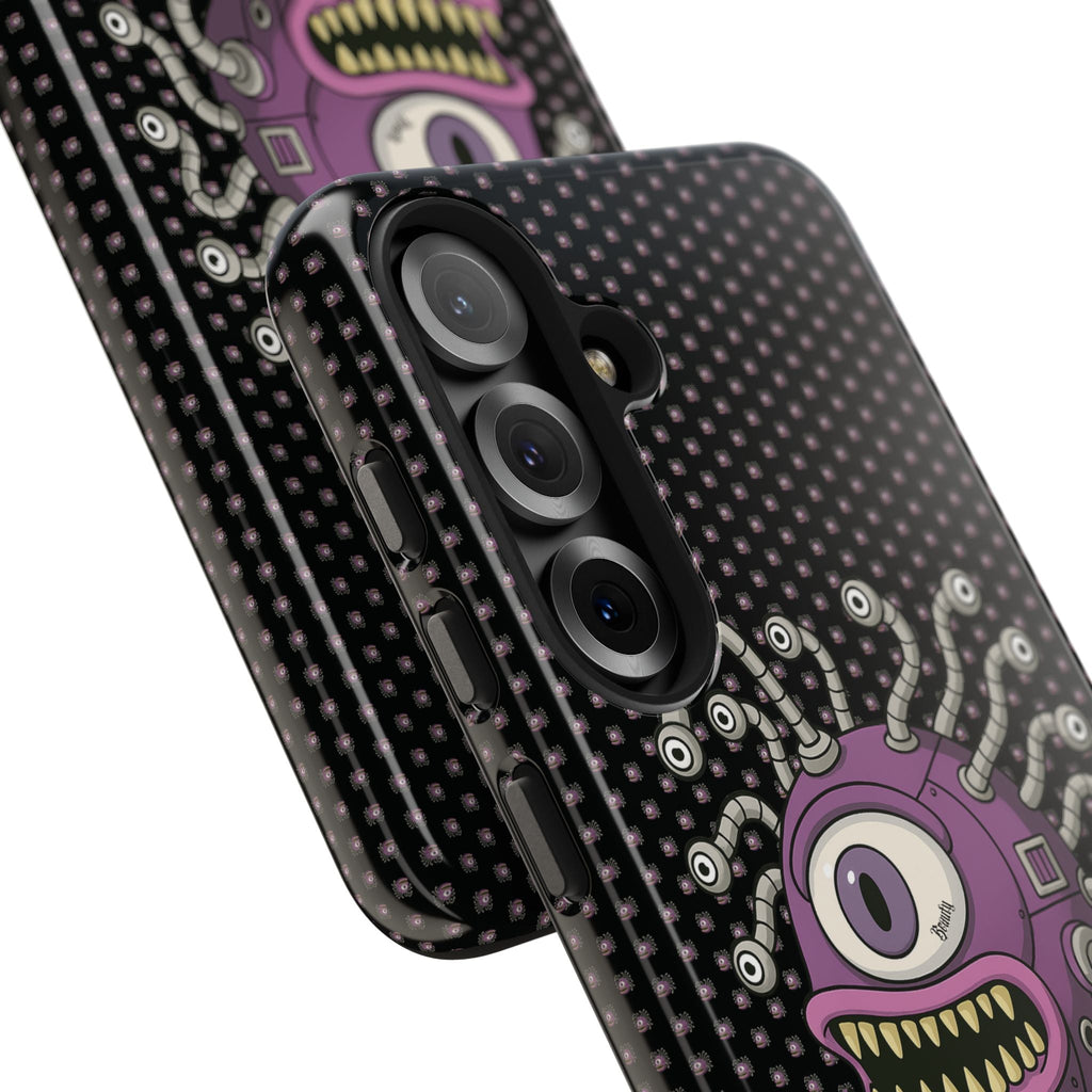 Tough Phone Case — Purple Monster Rugged Protective Cover