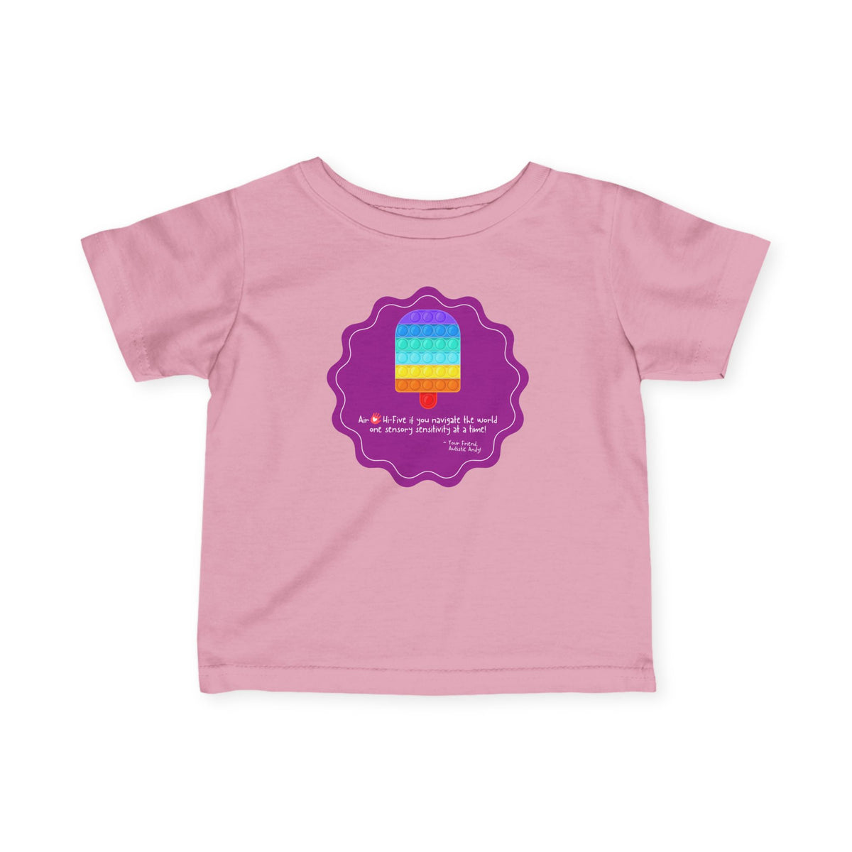 AUTISTIC ANDY 'COLOR-CODED ADVENTURES' INFANT FINE JERSEY TEE - LIMITED EDITION