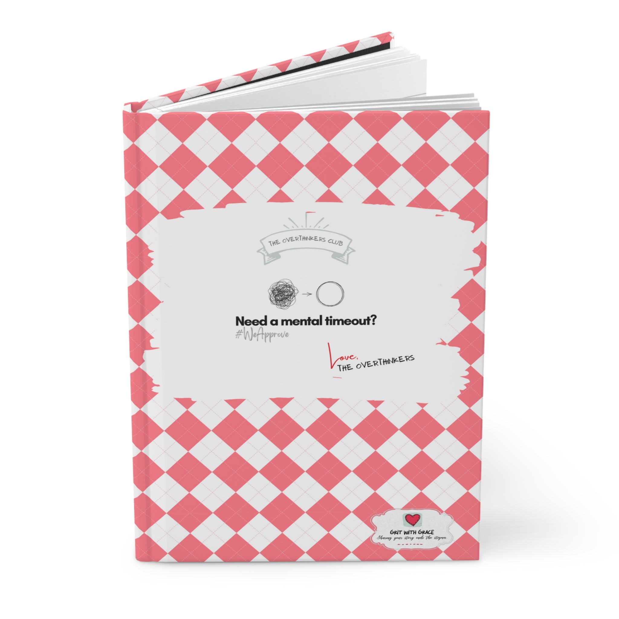 The Overthinkers Club 'Navigating Thoughts' Hardcover Matte Journal - Limited Edition