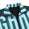Unisex Stand Collar Black Lining Jacket