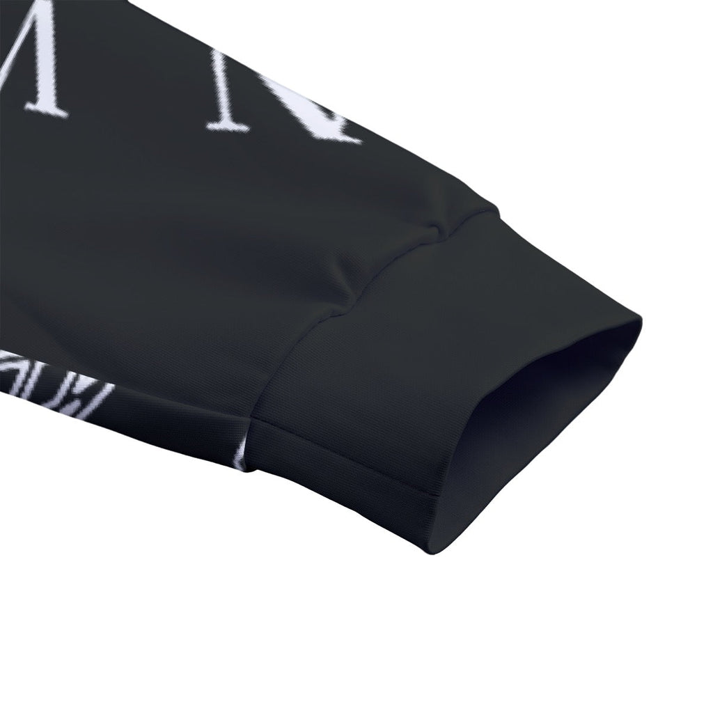 Unisex Stand Collar Black Lining Jacket