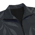 Unisex Stand Collar Black Lining Jacket
