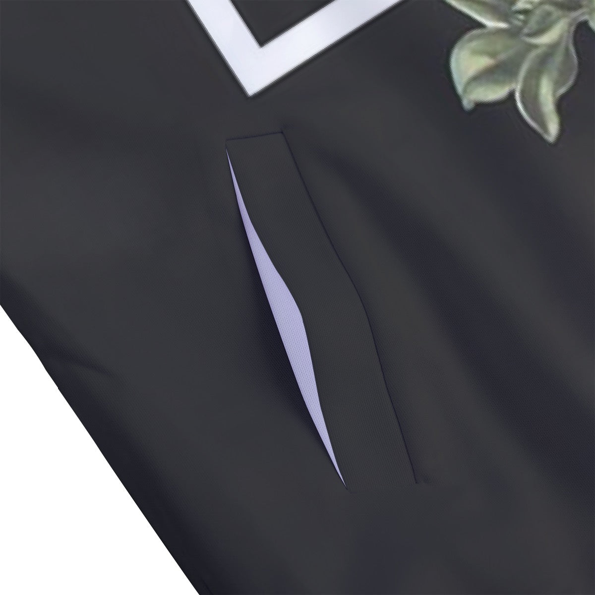 Unisex Stand Collar Black Lining Jacket