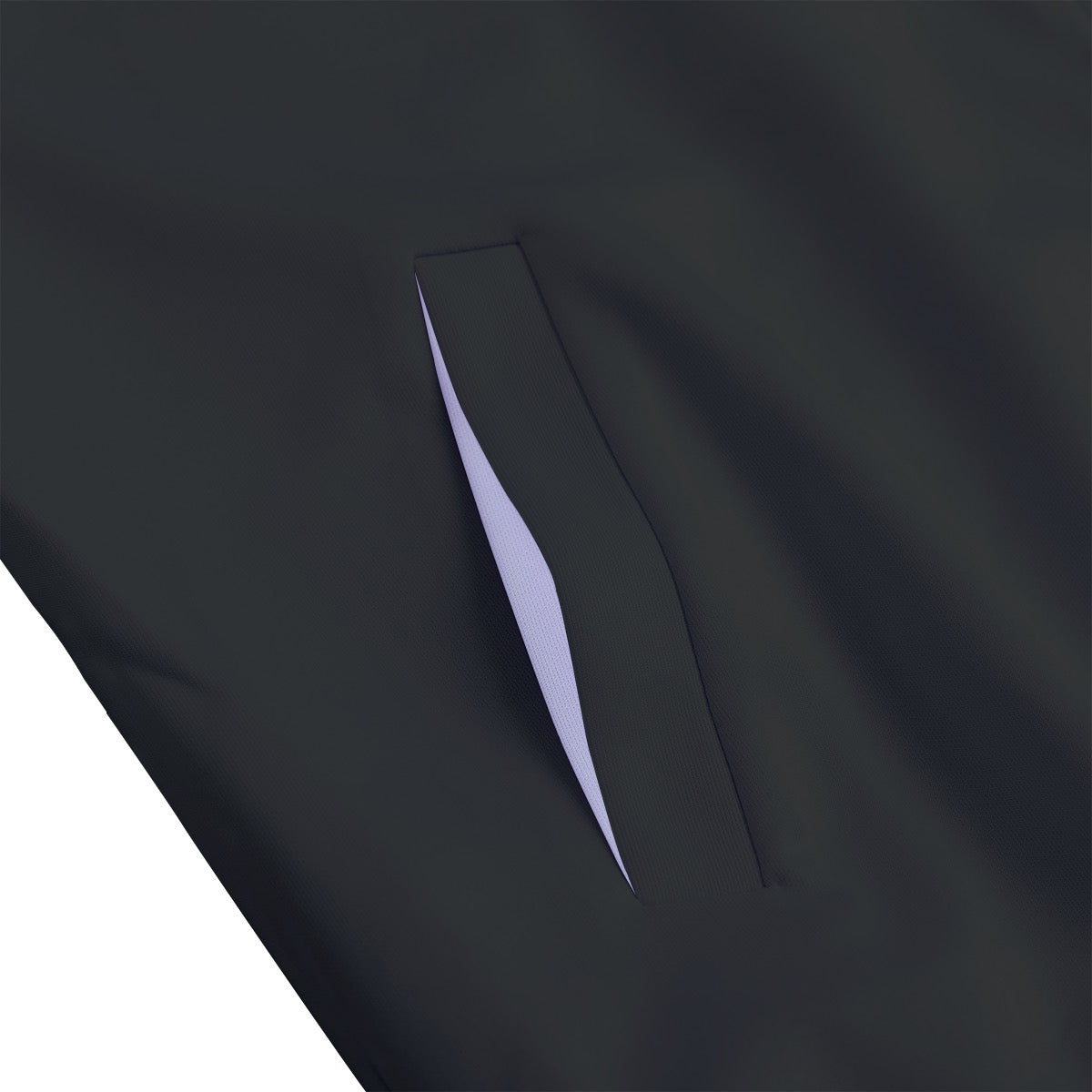 Unisex Stand Collar Black Lining Jacket