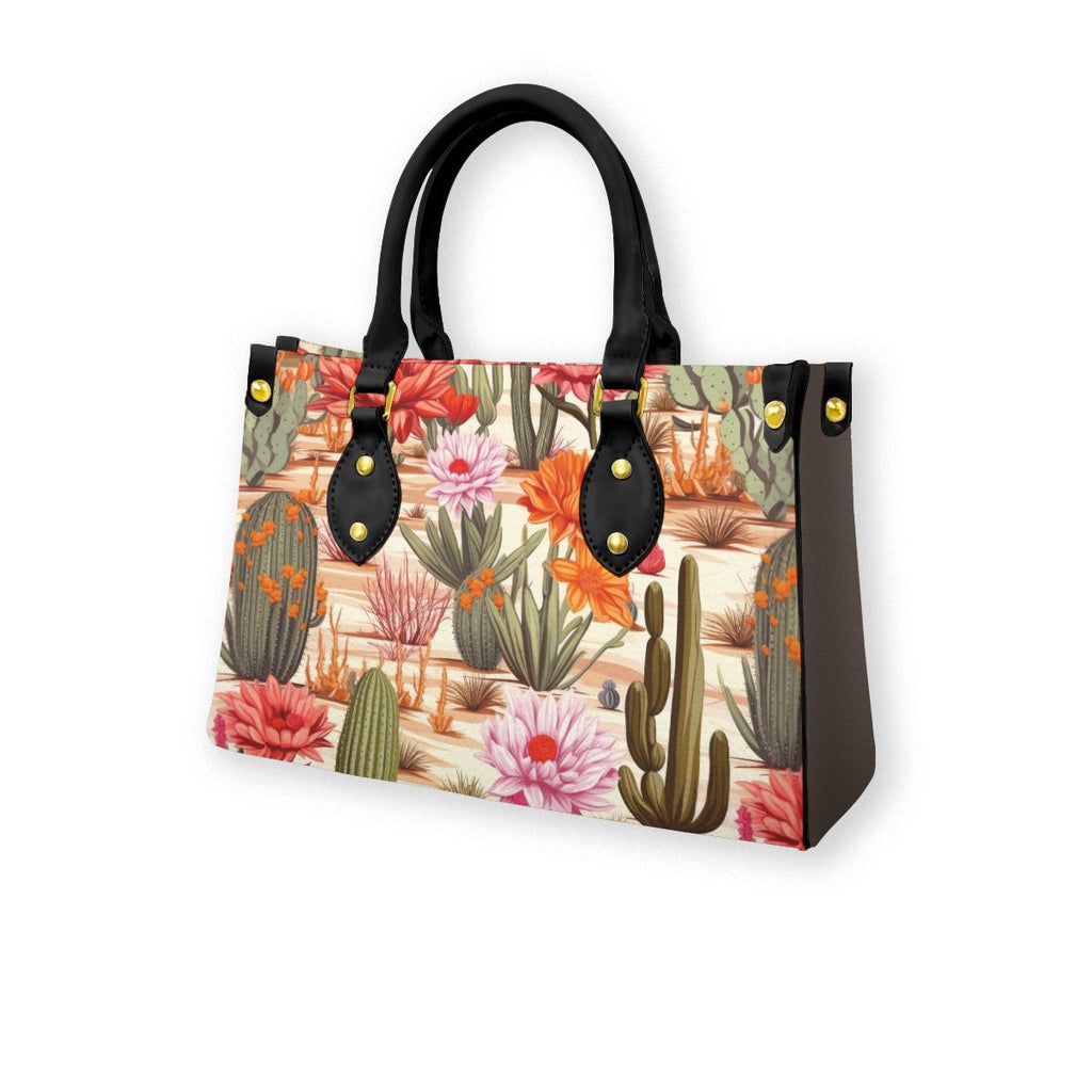 Women's Tote Bag With Black Handle