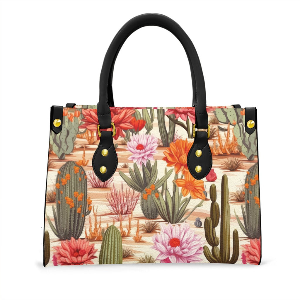 Women's Tote Bag With Black Handle
