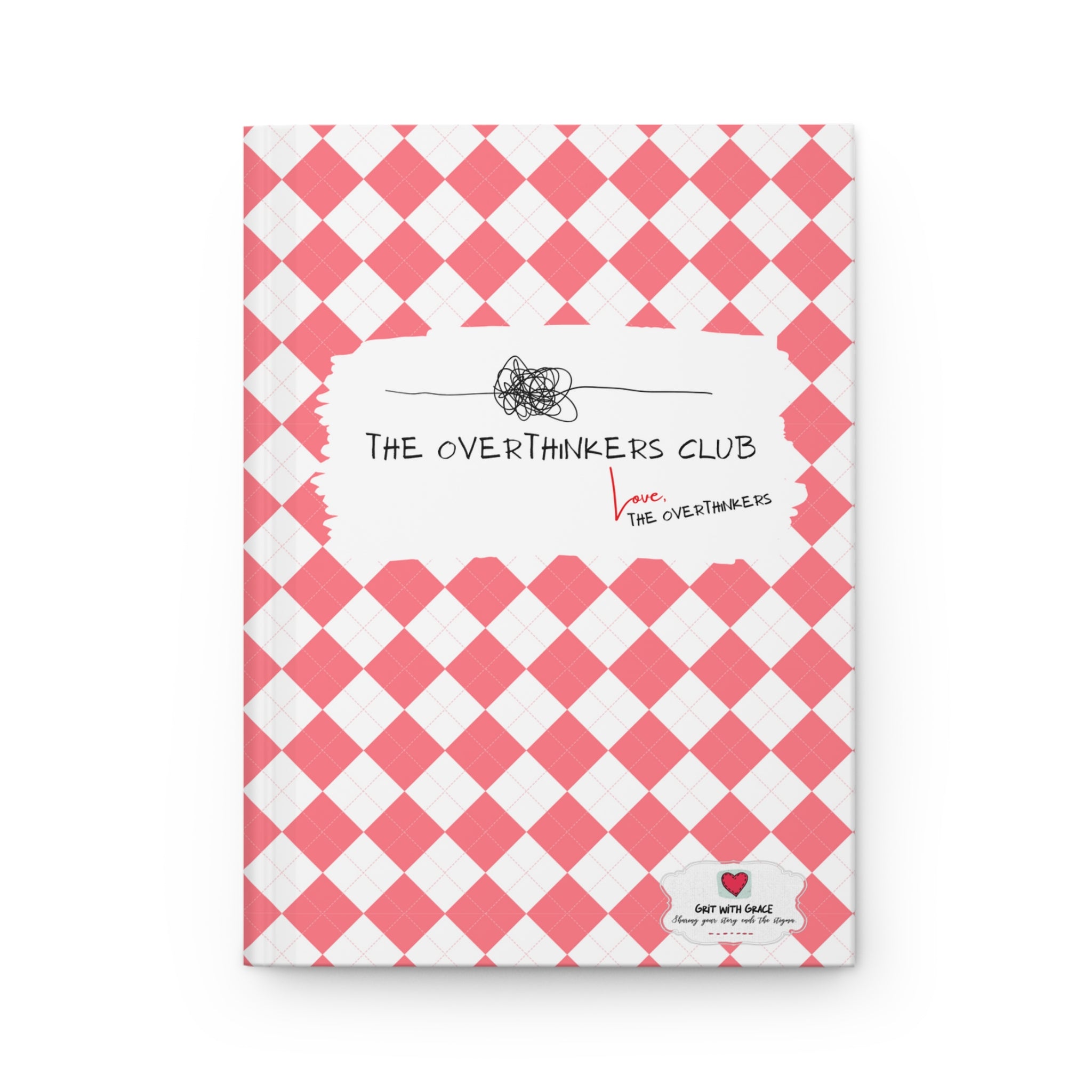 The Overthinkers Club 'Navigating Thoughts' Hardcover Matte Journal - Limited Edition