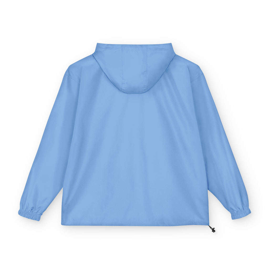 Bring The Good Stuff Light Blue Packable Anorak