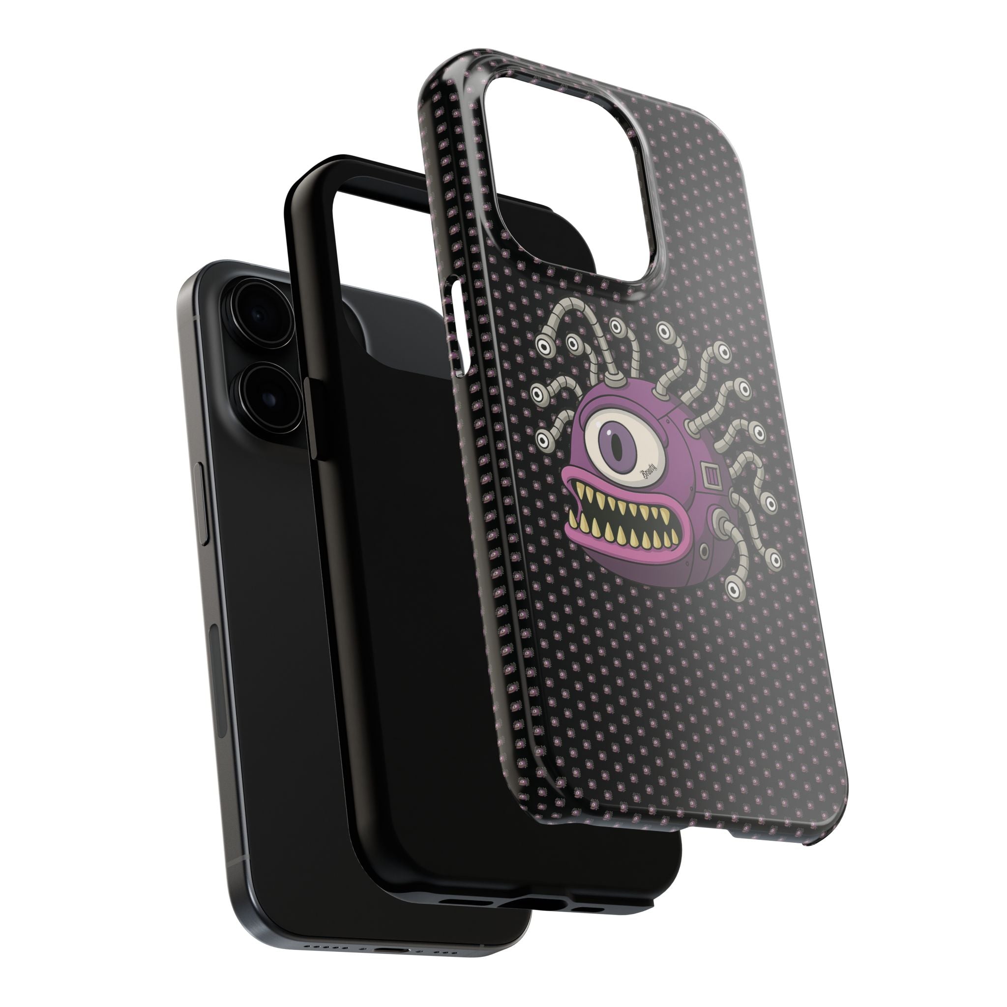 Tough Phone Case — Purple Monster Rugged Protective Cover