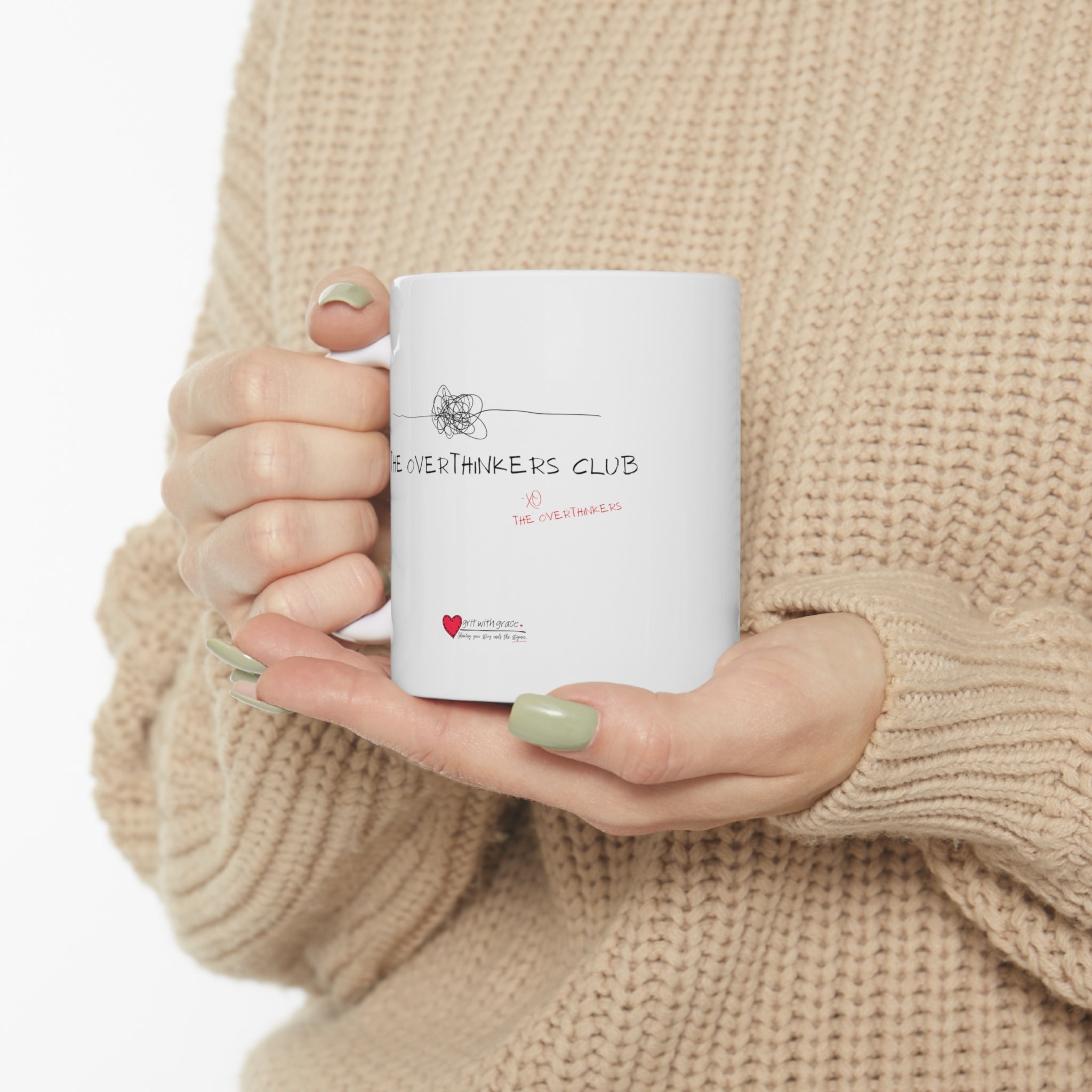 The Overthinkers Club Members Only Ceramic Mug