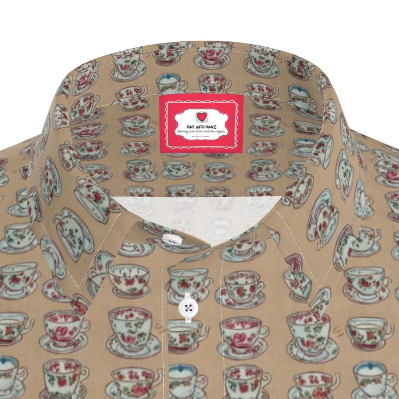 Grit with Grace: Tea Shirt Sleeve Hawaiian Shirt