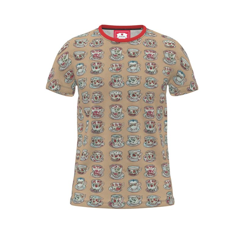 Cut and Sew All Over Print T-Shirt