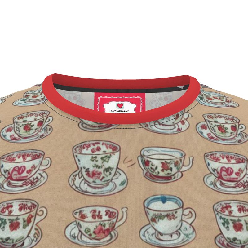 Cut and Sew All Over Print T-Shirt