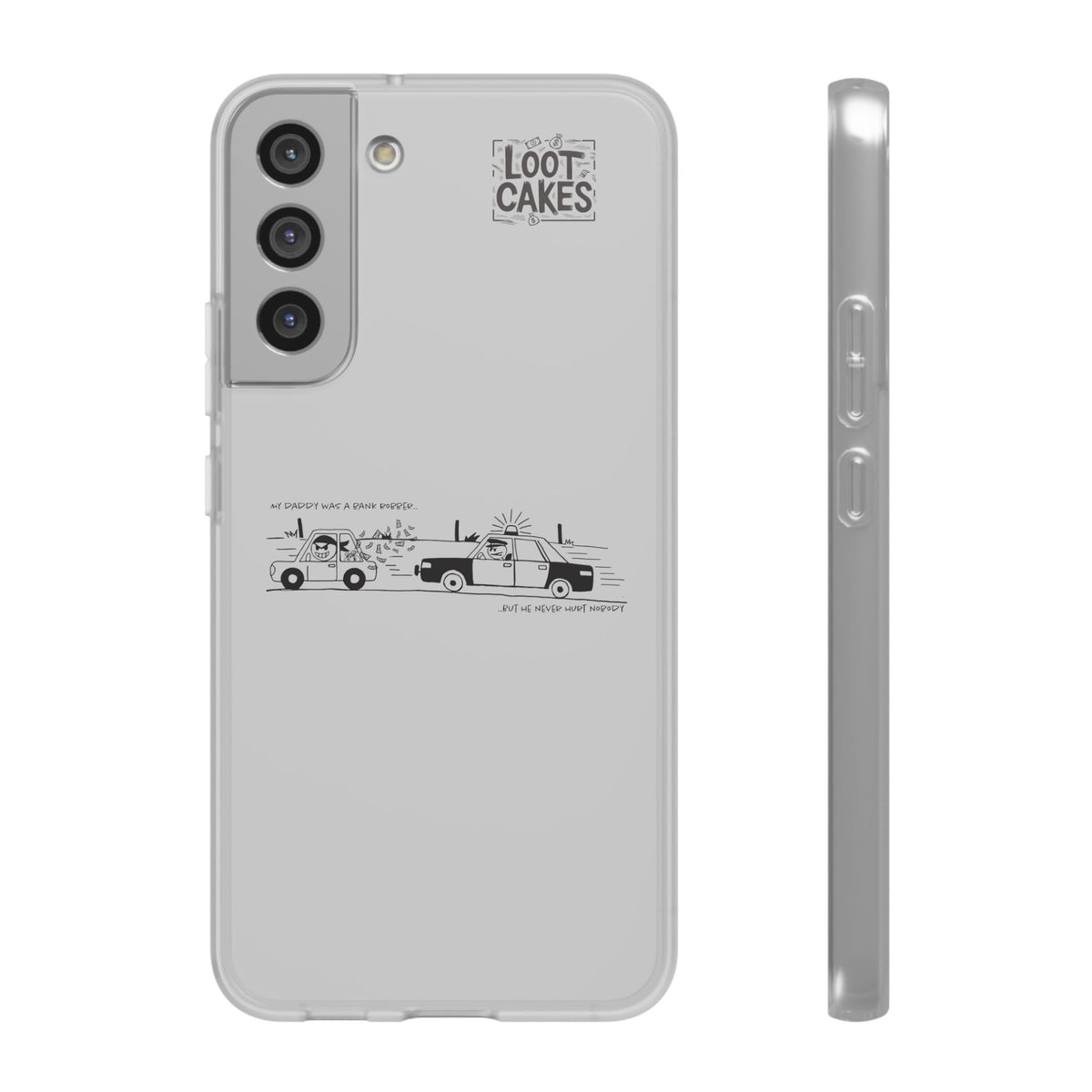 Loot Cakes x Mike Maldonado Phone Case | Slim Clear TPU Graphic