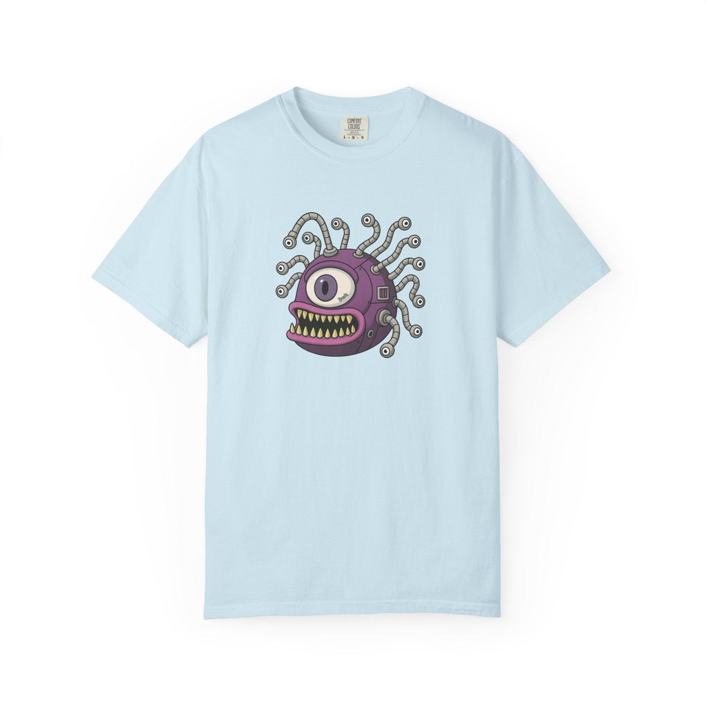 Retro Purple One-Eyed Creature Graphic Tee