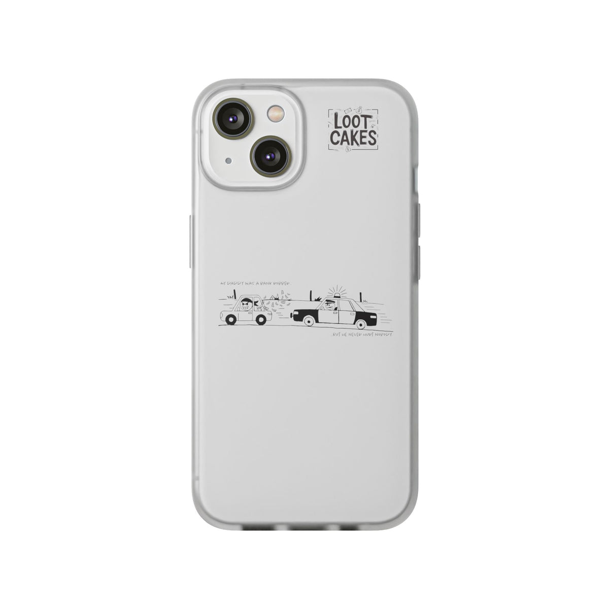 Loot Cakes x Mike Maldonado Phone Case | Slim Clear TPU Graphic
