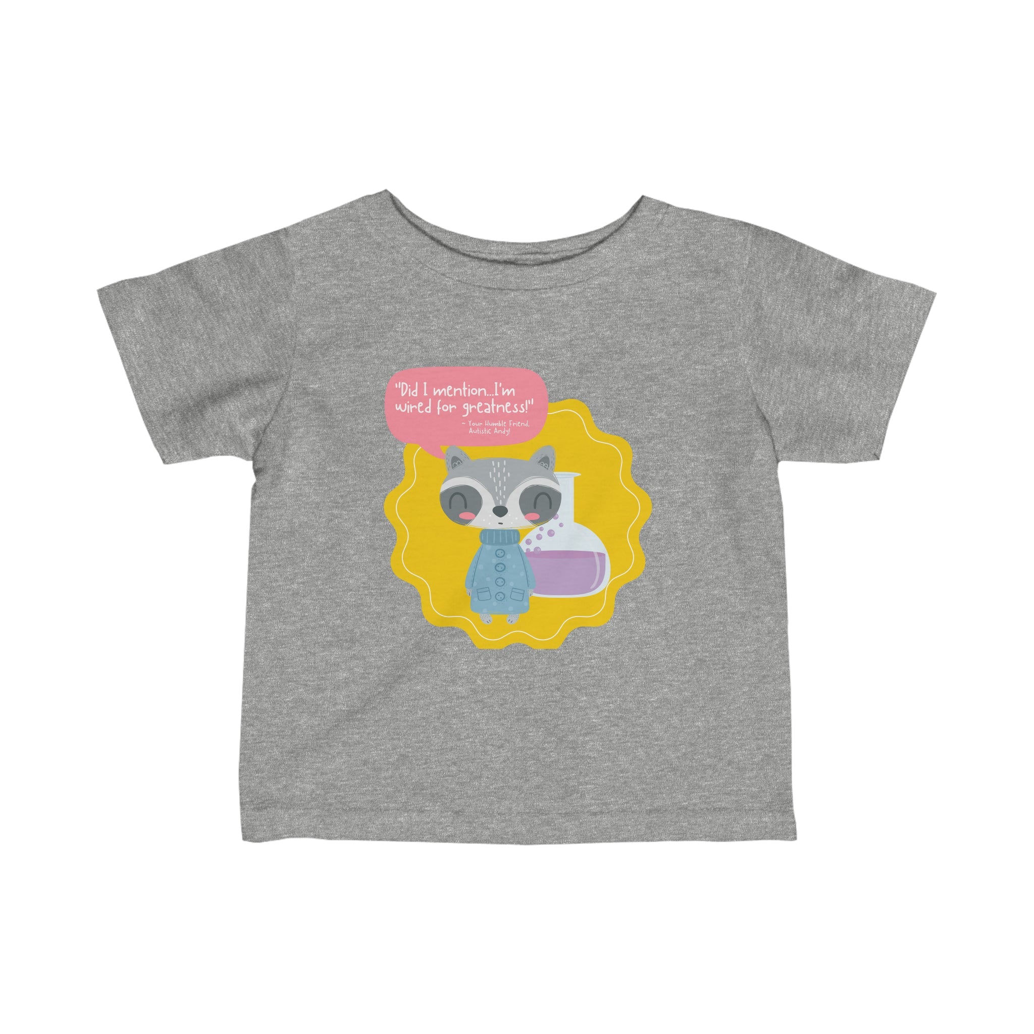 Autistic Andy's Limited Edition 'Color-Coded Journeys' Infant Fine Jersey Tee