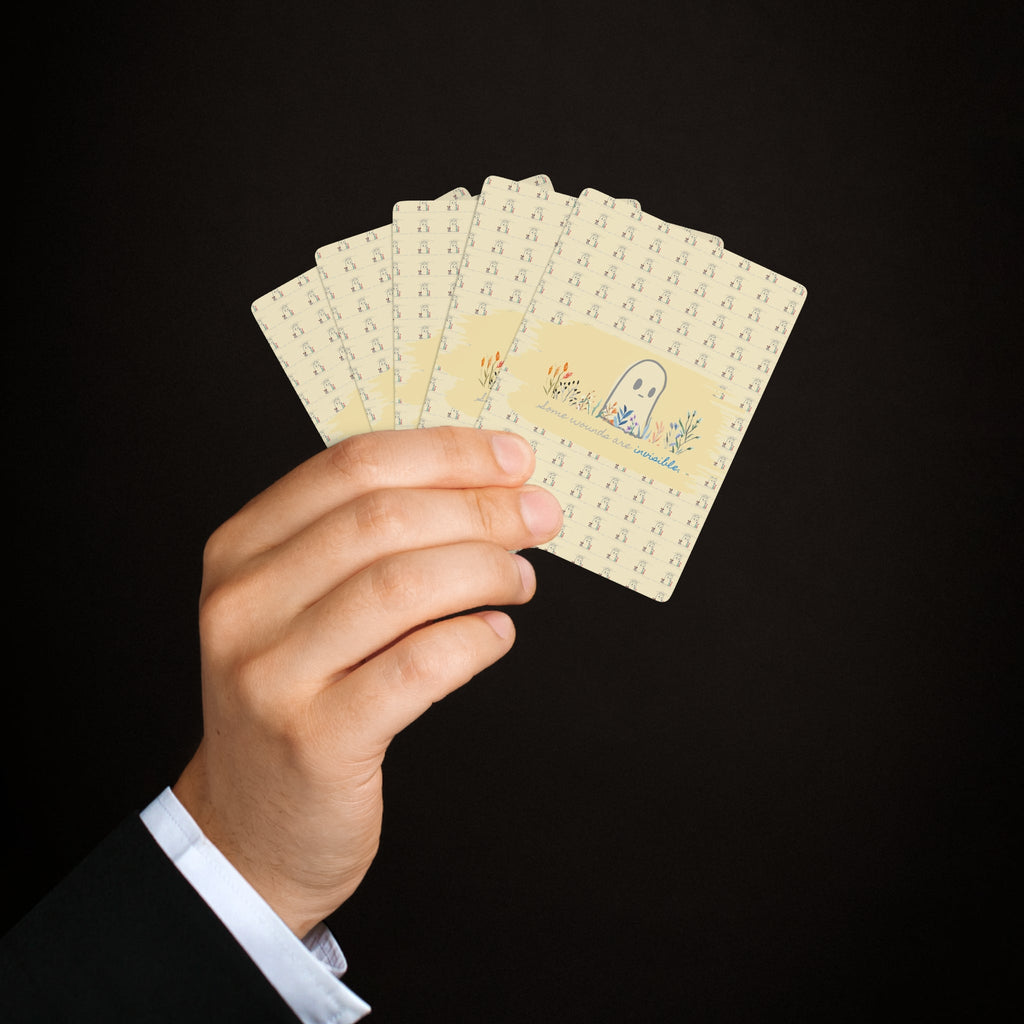 Invisible Ghost 'Invisible Wounds' Playing Cards