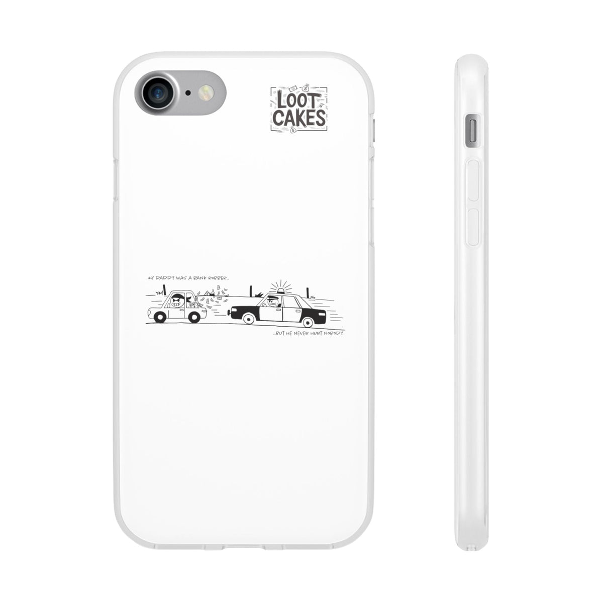 Loot Cakes x Mike Maldonado Phone Case | Slim Clear TPU Graphic