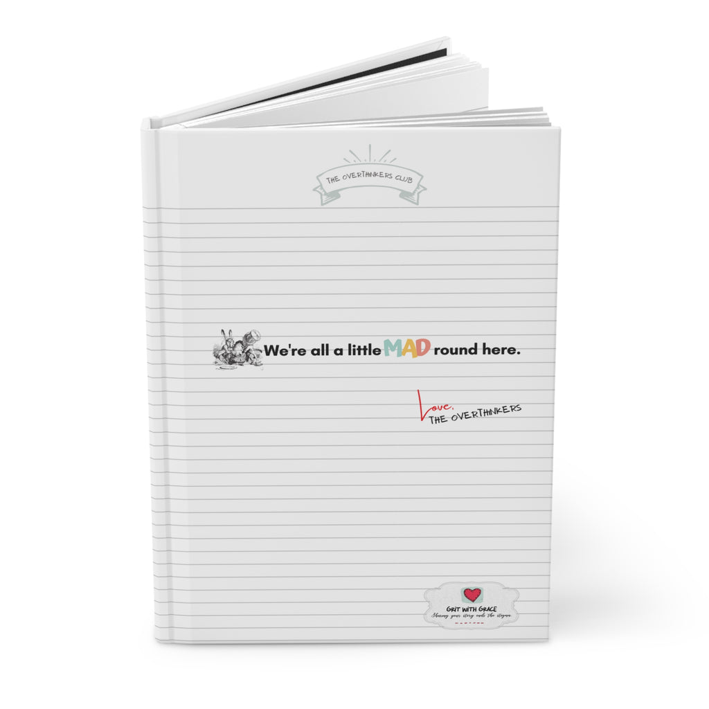 The Overthinkers Club 'Navigating Thoughts' Hardcover Matte Journal - Limited Edition