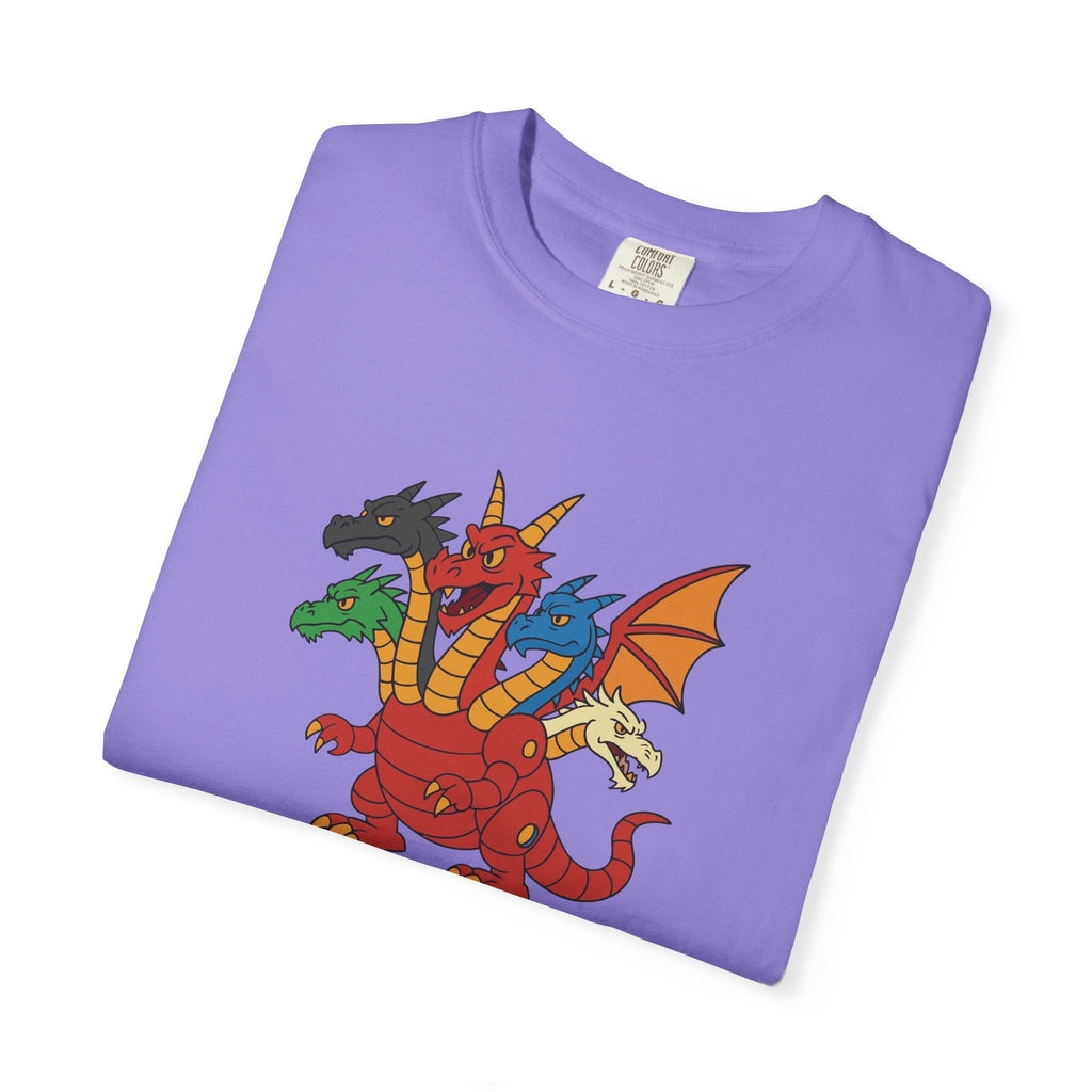 Multi-Headed Dragon T-Shirt — Colorful Fantasy Creature Tee