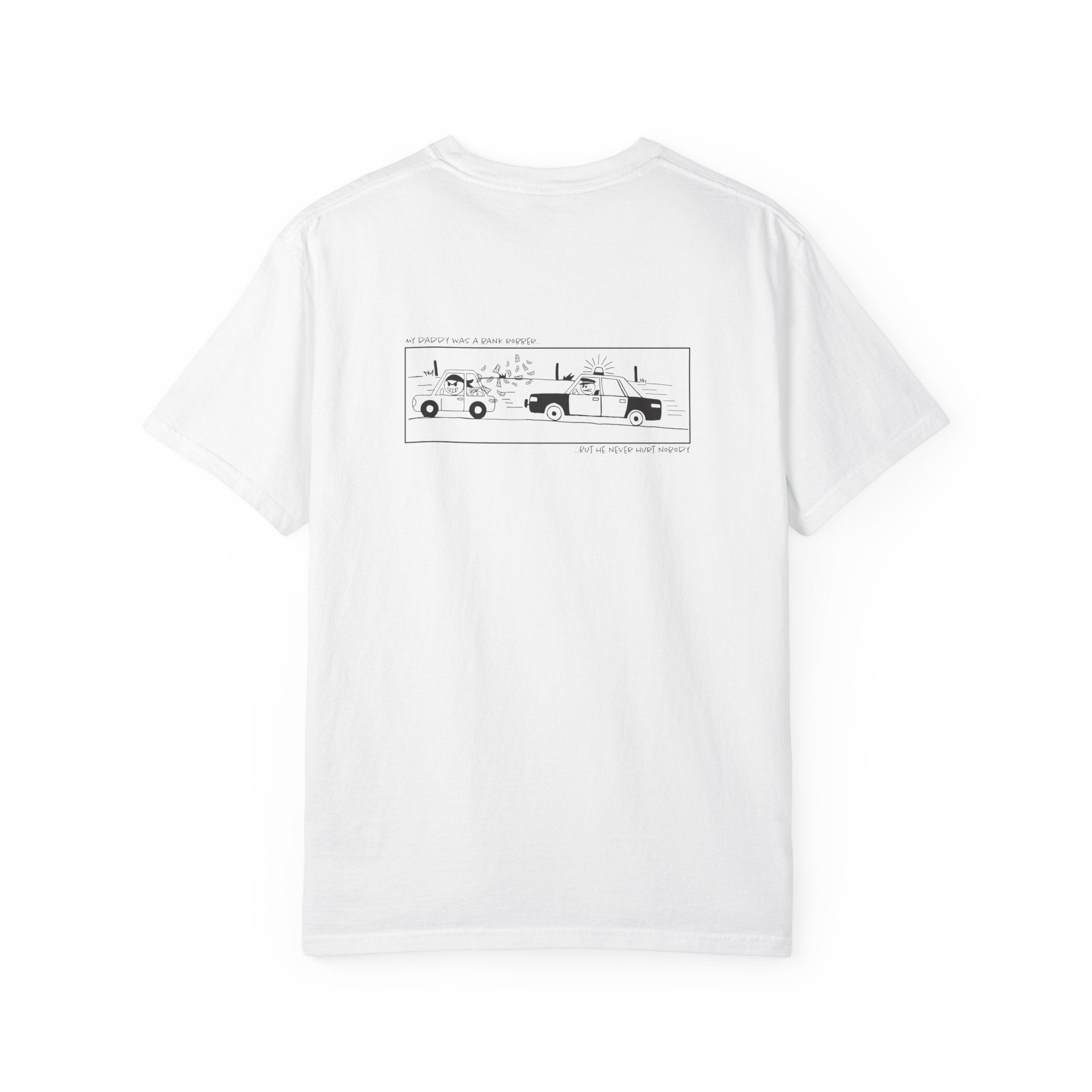 Classic East Coast Vintage Wash T-Shirt — "I Should Just Rob a Bank" Lyric Tee