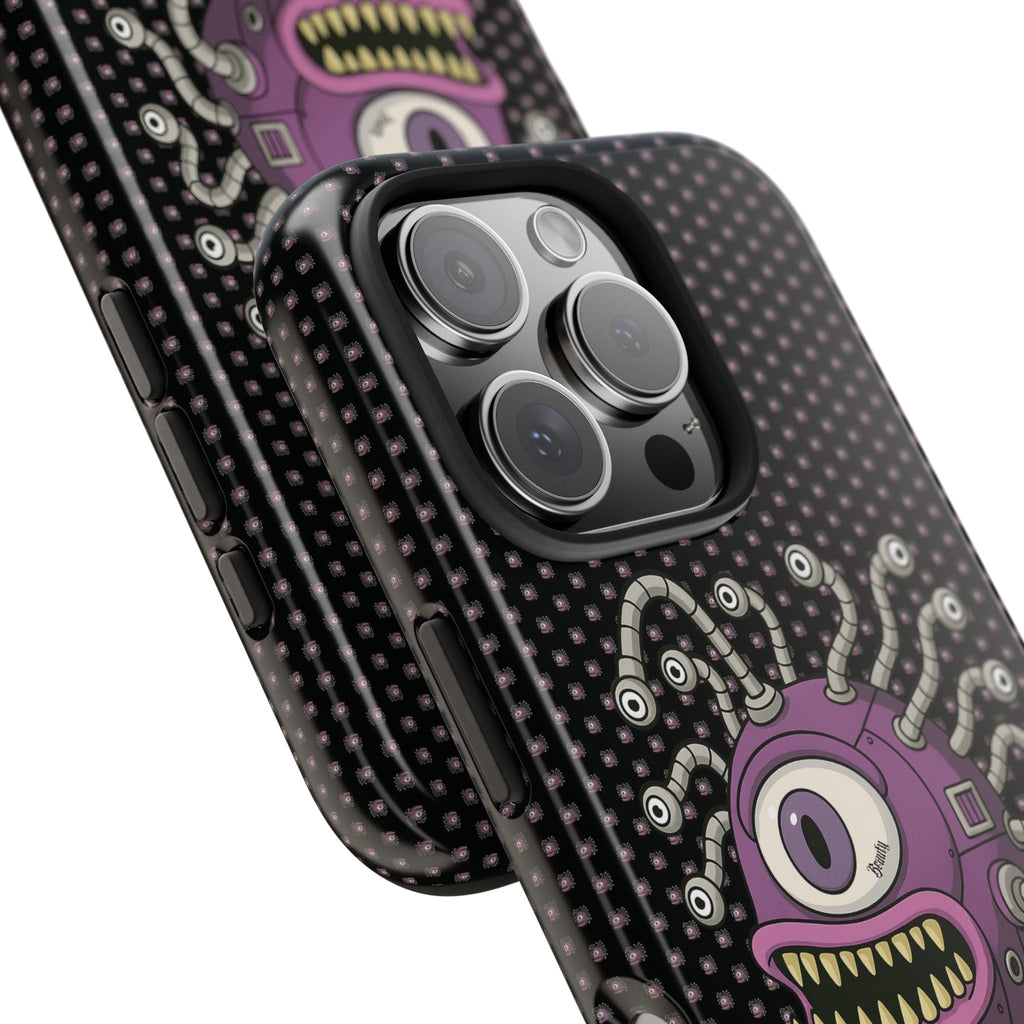 Tough Phone Case — Purple Monster Rugged Protective Cover