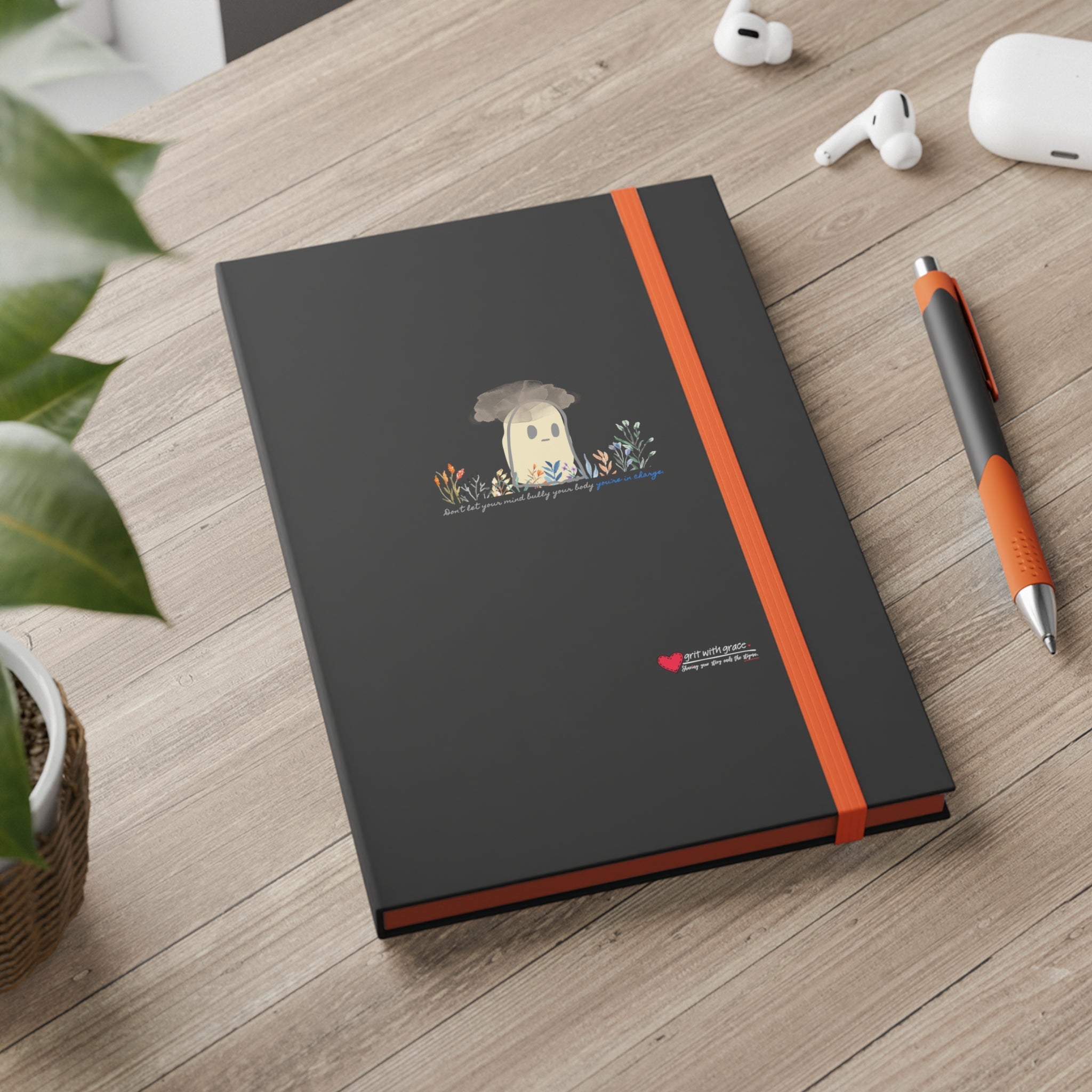 Invisible Ghost 'Mind Over Body' Ruled Notebook