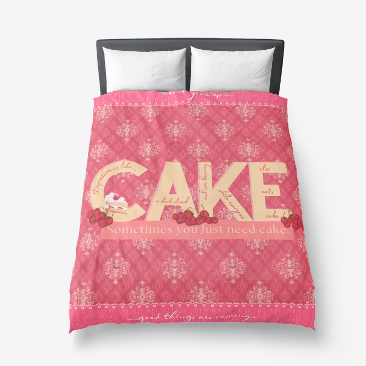 Melancholy Molly "Cake for the Soul" Microfiber Duvet Cover