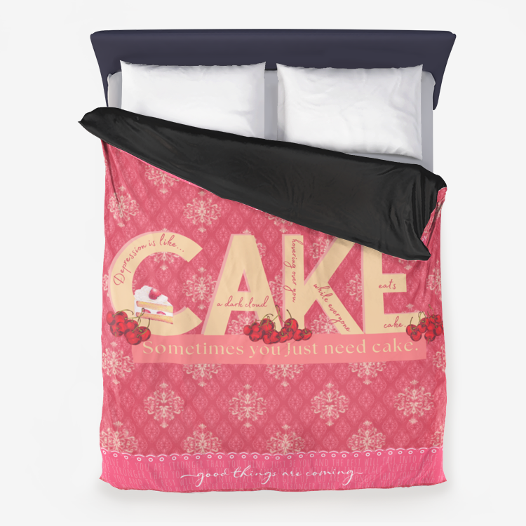 Melancholy Molly "Cake for the Soul" Microfiber Duvet Cover