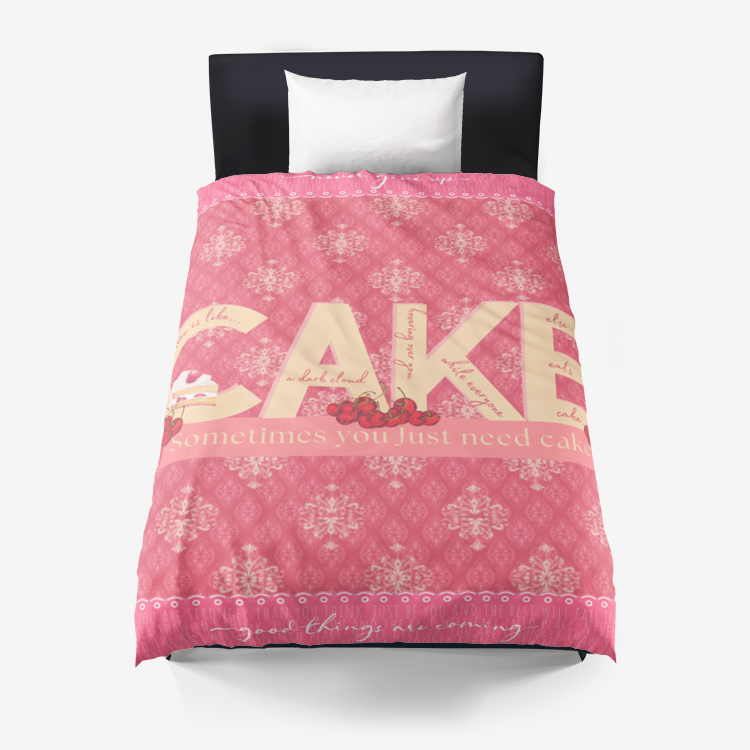 Melancholy Molly "Cake for the Soul" Microfiber Duvet Cover