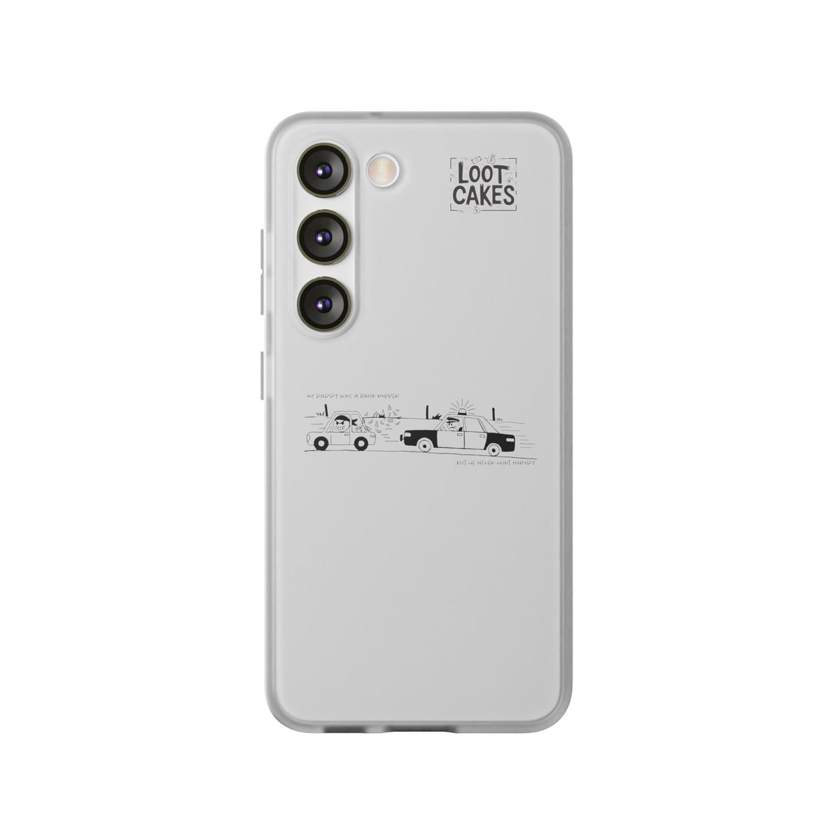Loot Cakes x Mike Maldonado Phone Case | Slim Clear TPU Graphic