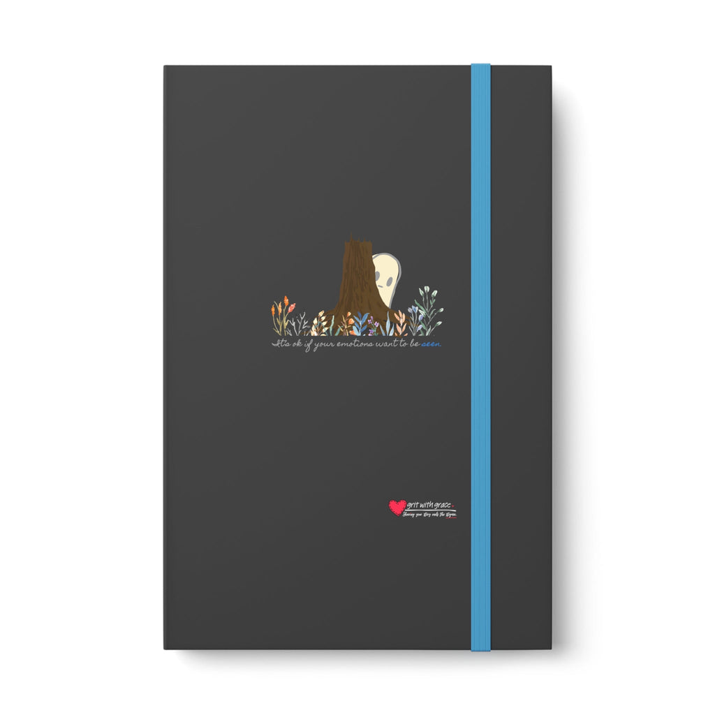 Invisible Ghost 'Seen Emotions' Ruled Color Notebook