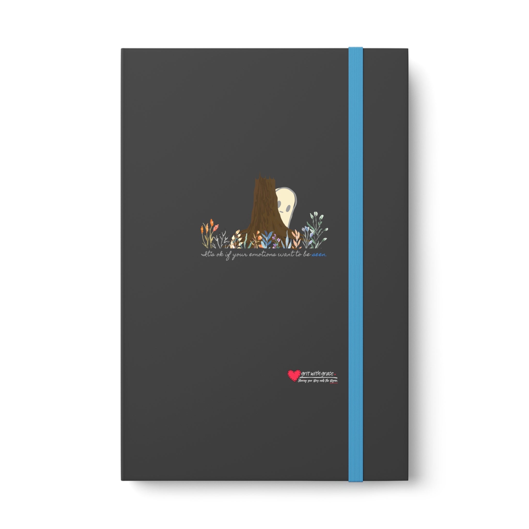 Invisible Ghost 'Seen Emotions' Ruled Color Notebook