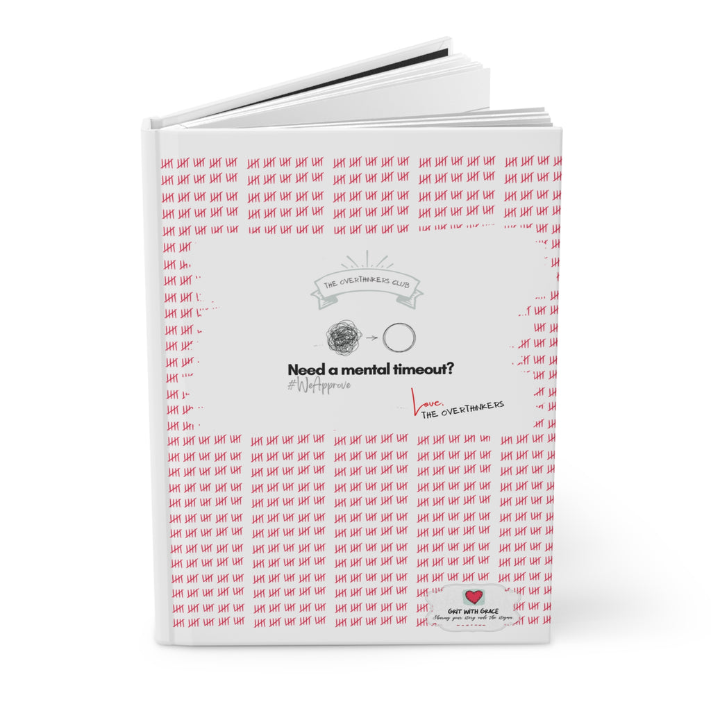 The Overthinkers Club 'Navigating Thoughts' Hardcover Matte Journal - Limited Edition