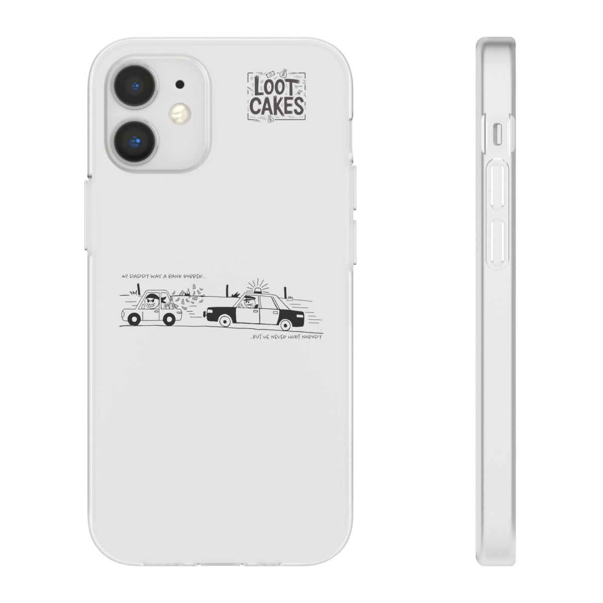 Loot Cakes x Mike Maldonado Phone Case | Slim Clear TPU Graphic