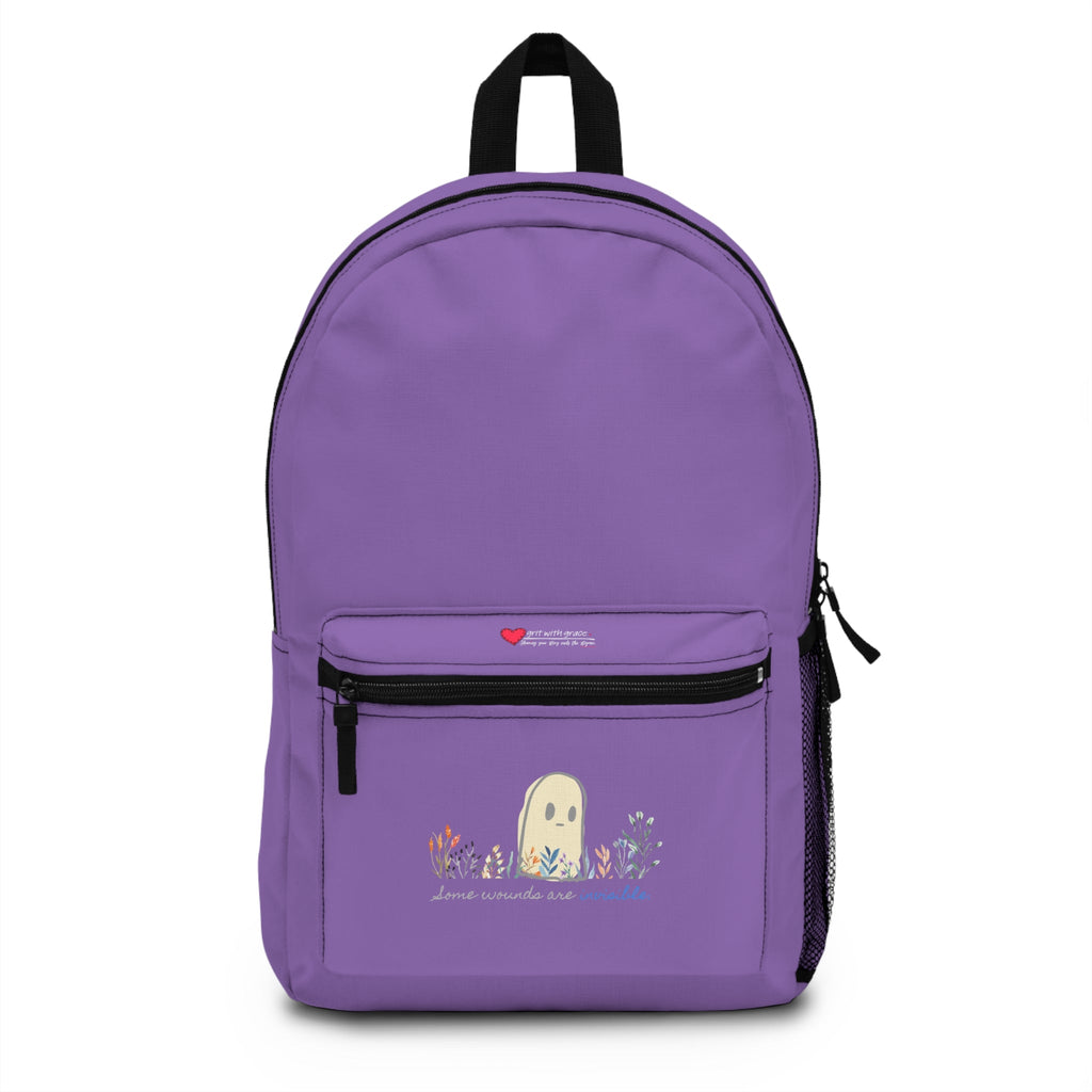 Invisible Ghost Series - "Some Wounds Are Invisible." Backpack